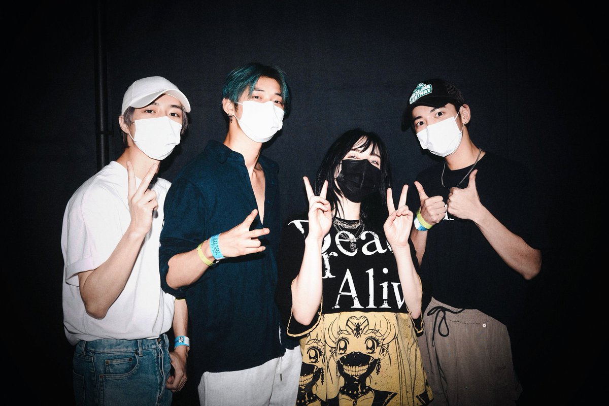 txtwklythinker's tweet photo. zoa, beomgyu, yeonjun, and taehyun went to billie’s concert! 🫶🏻 https://t.co/D1pK5Qmp7G