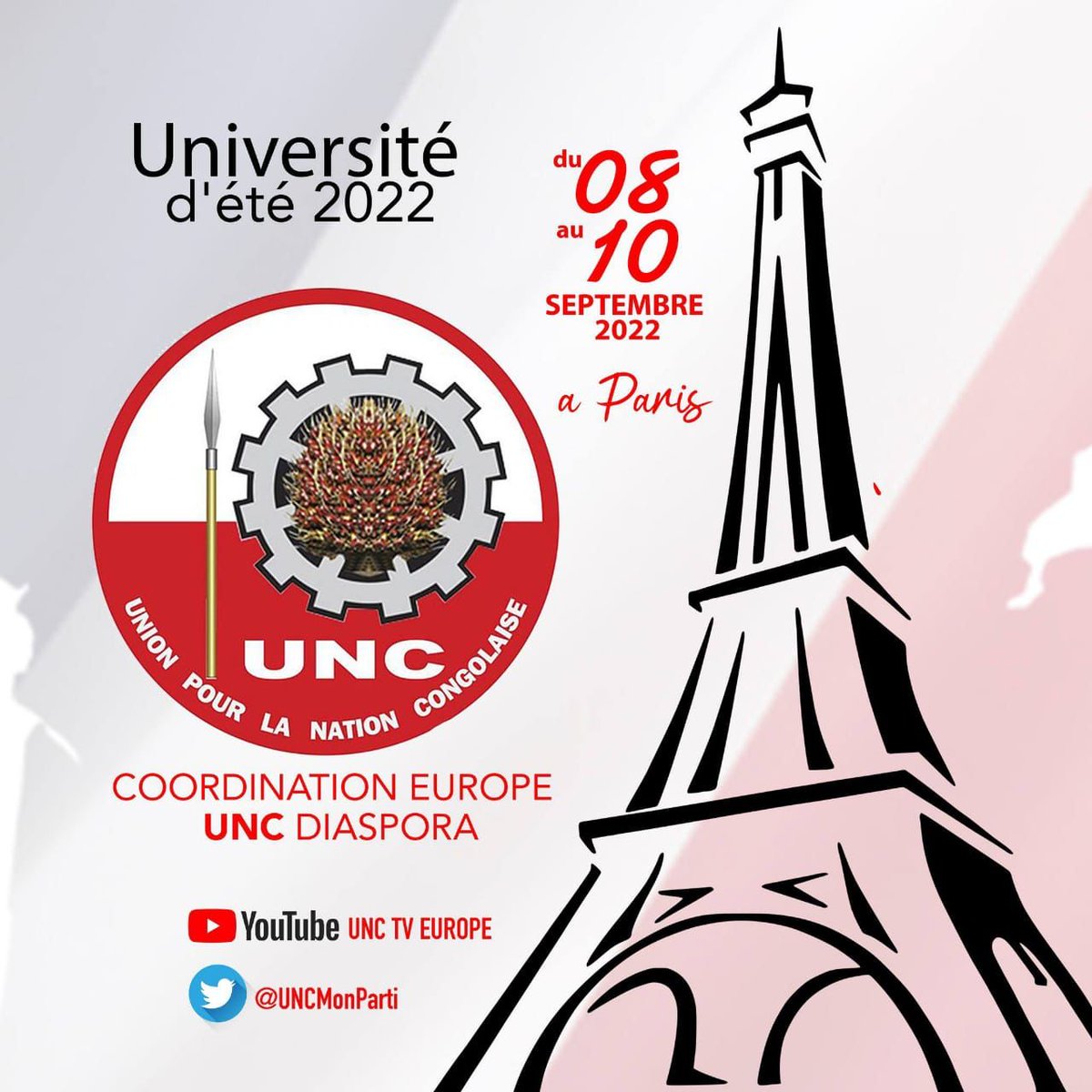 drjckisoni's tweet photo. L'ho qui a redémarré la gestion d partis pô en RDC. @BillyKambale1 frappe à l'aller comme au retour. L'@uncrdc est désormais le parti qui couvre tous les coins et recoins de la #RDC. L'université d'été 2022 c'est la diaspora qui est redynamisée. La fierté de @VitalKamerhe1 https://t.co/oDViM7xD9l