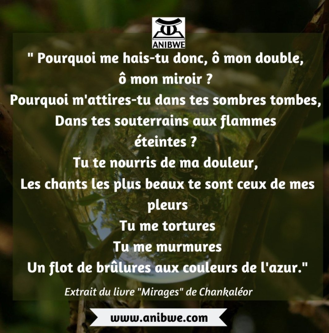 AnibweE's tweet photo. #poesie #poetry #love #poeme #amour #parole
#bookstagram #books #litterature #lire #livresaddict , #jaimelire , #instalivres
#anibwe #editionsanibwe #litterature https://t.co/eiC1xf8SWW