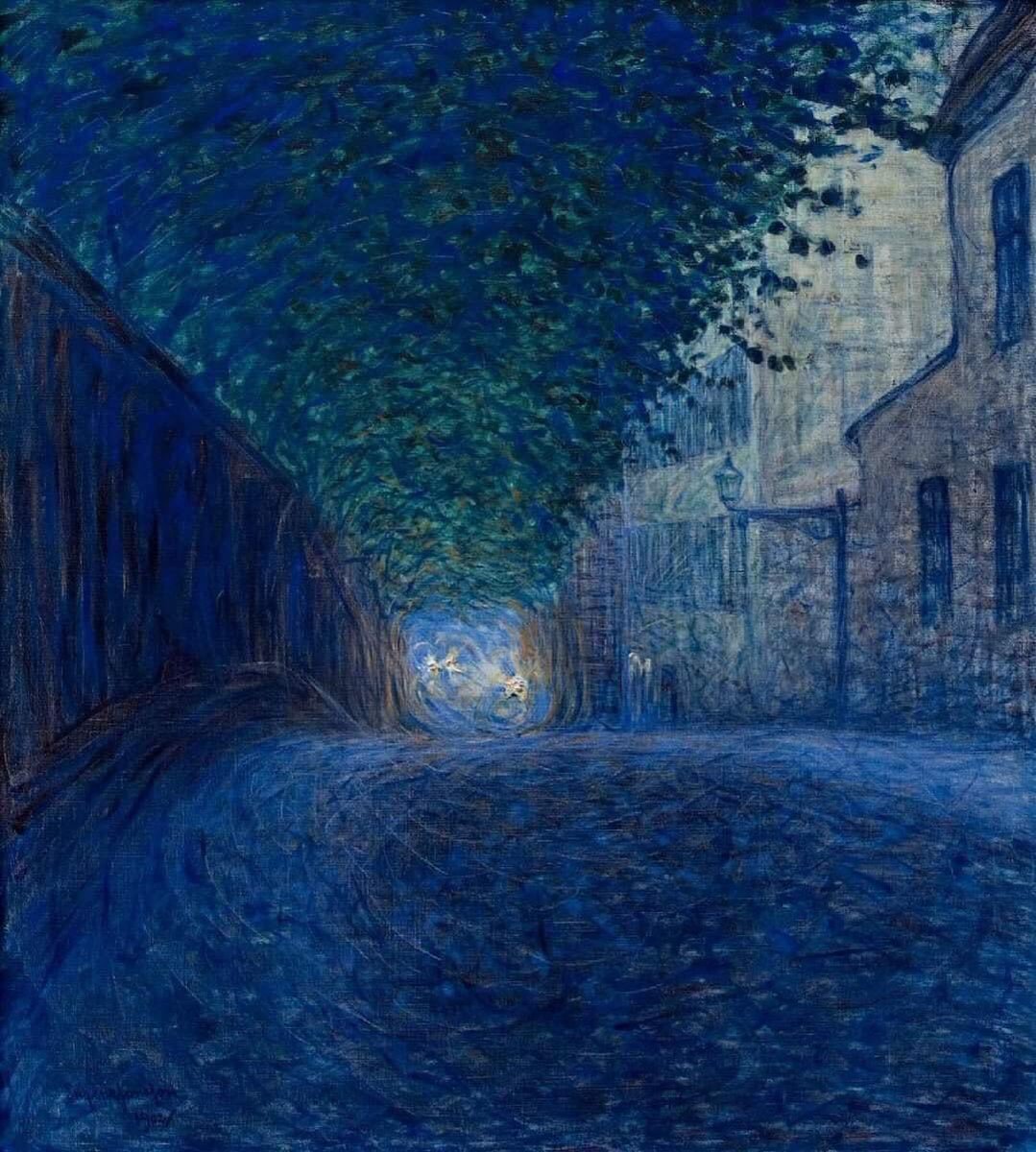 olgatuleninova's tweet photo. Eugène Fredrik Jansson (Swedish, 1862 – 1915)
At Dusk,1902. https://t.co/FPeslKSs9U