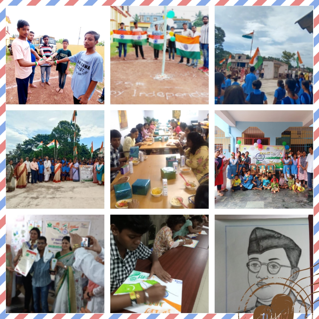 DcpuKhurdha's tweet photo. #oscps_75thind_Odisha Flag hosting, drawing , rangoli, alpana competiton at Child Care Institute, Khordha @DMKhordha @OSCPSODISHA  @OSCPSOD https://t.co/8xK9VpybVD