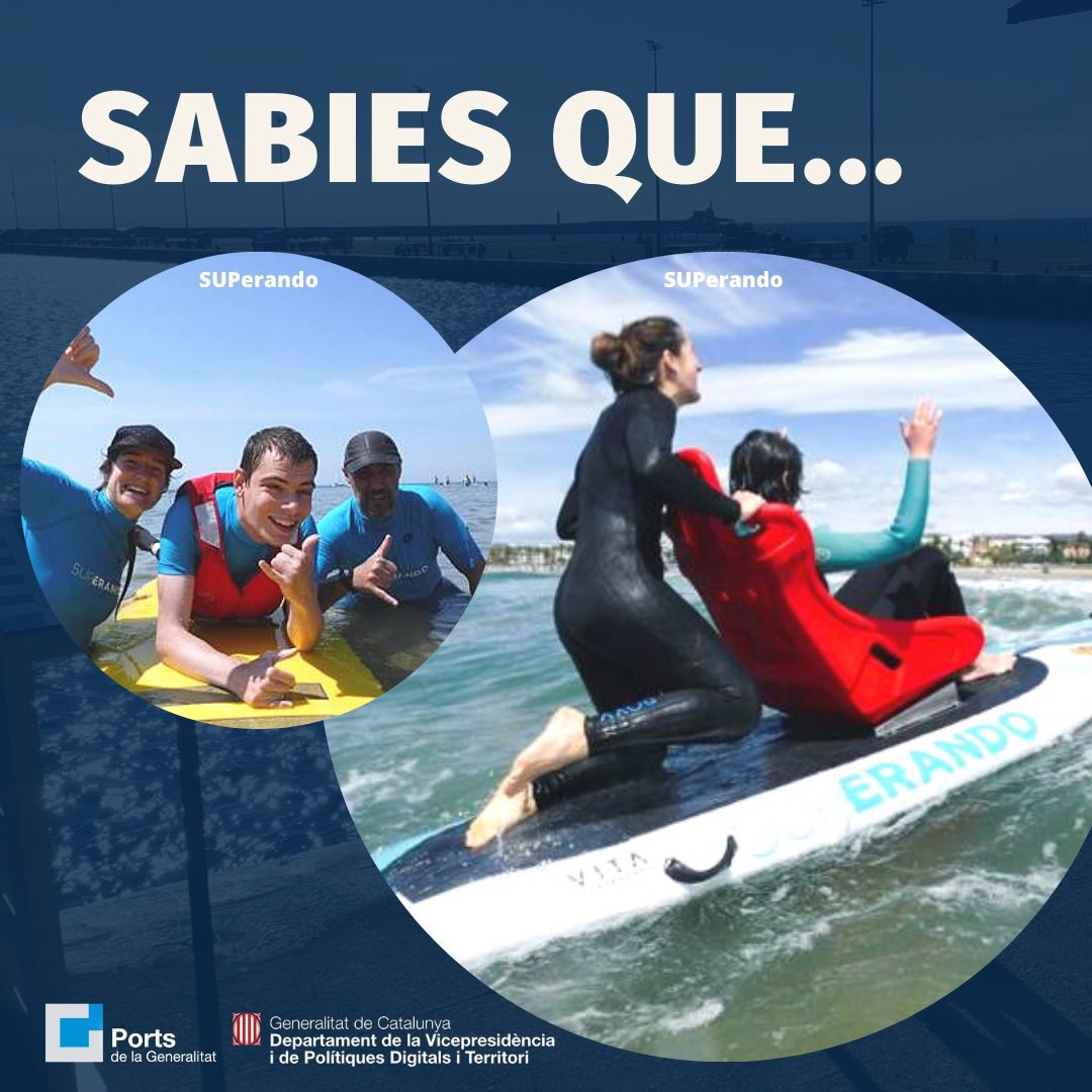 💡Sabies que...
L’ONG <a href="/SUPerando_bcn/">SUPerando</a>, amb base nàutica a la platja de Ribes Roges de #Vilanova, fomenta la inclusió de persones amb capacitats diverses amb esports aquàtics, i valors com: solidaritat, passió i compromís.
2021
➡️ 231 voluntaris
➡️ 88 activitats
➡️ 475 beneficiaris