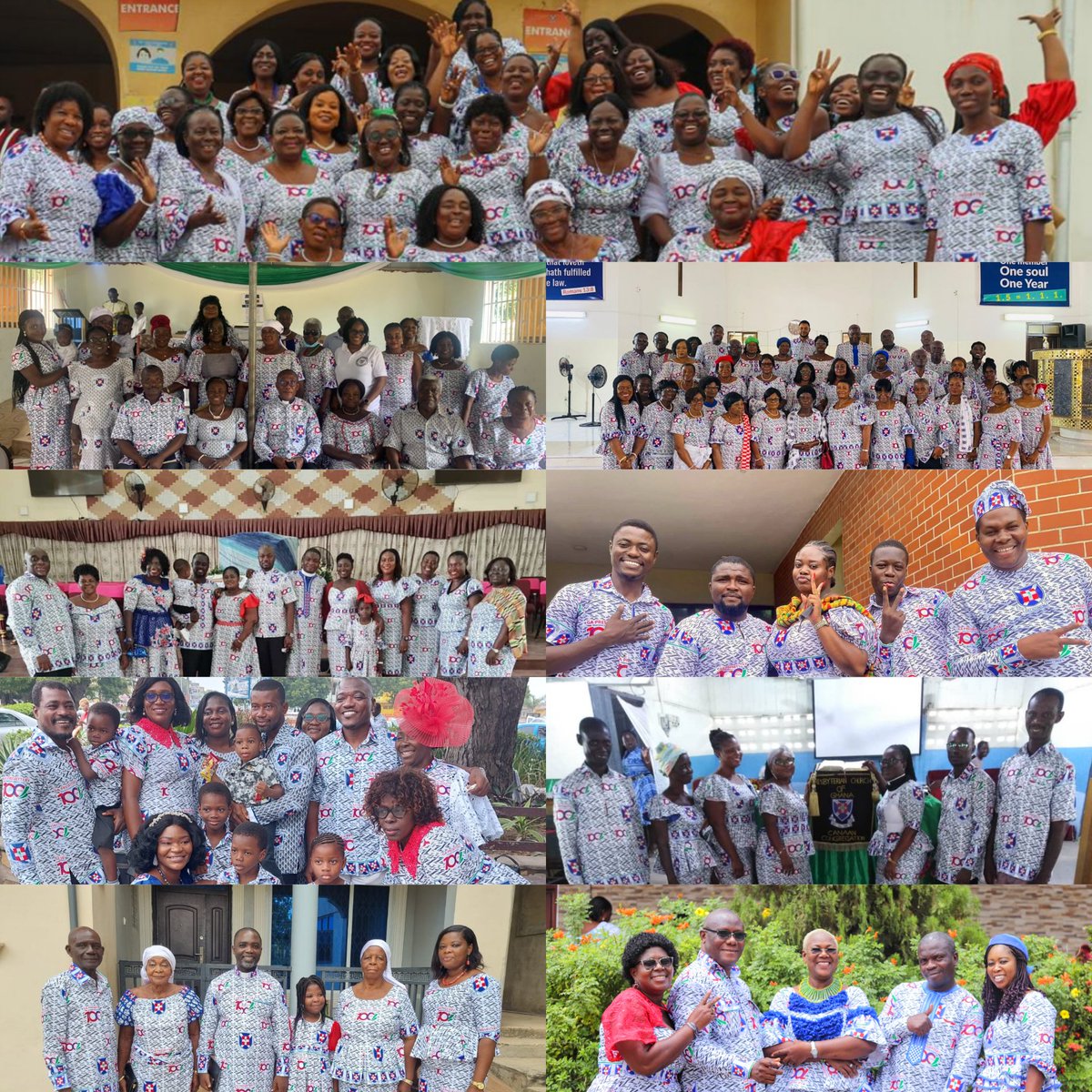 GaPresbytery's tweet photo. We are having a tough time crowning the "Group Picture of the Week" from our #RepYourCentenaryCloth so we are bringing it back to the jury. 

Reply with your most memorable group picture.

Please vote by liking to your favourite picture📸

#GaPresbyteryIs100Years https://t.co/Wm5vp8XmFu
