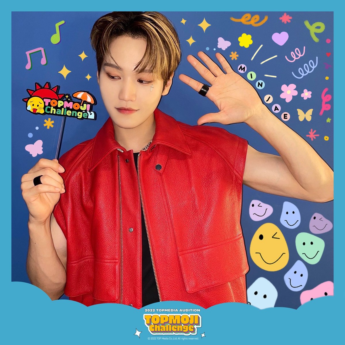TOPStarAudition's tweet photo. 🐻𝐓𝐎𝐏𝐌𝐎𝐉𝐈 𝐂𝐡𝐚𝐥𝐥𝐞𝐧𝐠𝐞✋
with @McndOfficial_
 
민재와 함께하는 이모지 챌린지!
여러분도 따라 해보세요🤸‍♂🤸‍♀🤸

🔗https://t.co/GlvQARrKwW

Emoji challenge with MINJAE
Express the emoji Just like this (੭•̀ᵕ•̀)੭

#TOPMEDIA #MCND #엠씨엔디 #MINJAE #민재 https://t.co/MvmjDzyt4d