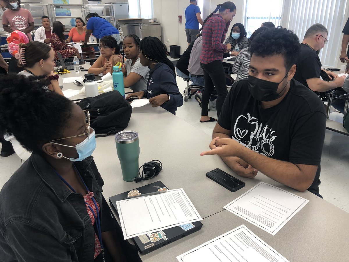 Here we go! Ready for our new school year. Last day of teacher planning, our awesome Rocket teachers practicing new PBIS strategies. <a href="/Rickards_JEG/">J. Erick Gurreonero</a> <a href="/RolleRosheika/">Rosheika Y. H. Rolle</a> <a href="/rmsmrdavis/">Jordan Davis | M.Ed</a>