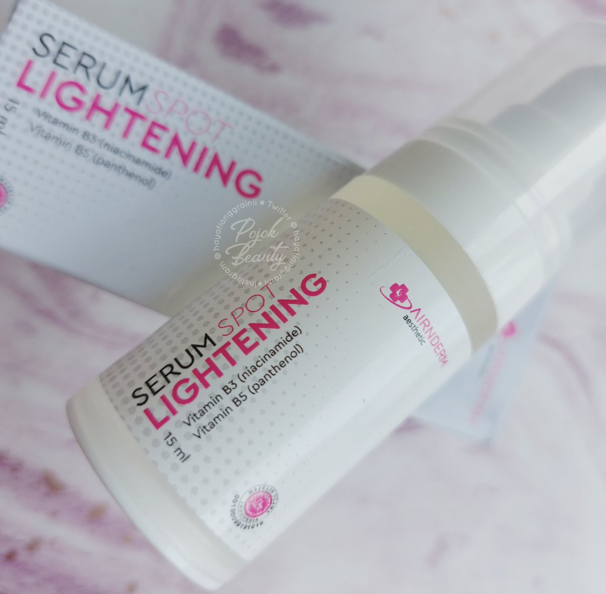 hayddengemz's tweet photo. Suka ga pede kalau kulit wajah bnyk bekas jerawat atau noda? Apalagi klo nodanya suka nangkring lama hilangnya. Manfaat dari kandungan serum ini bisa jadi salah satu pilihan tuk atasi noda wajah.
#racuninskincare #HayReview
✨️ AIRNDERM Serum Spot Lightening ✨️
-- A Review https://t.co/ZzS3aMpHTG