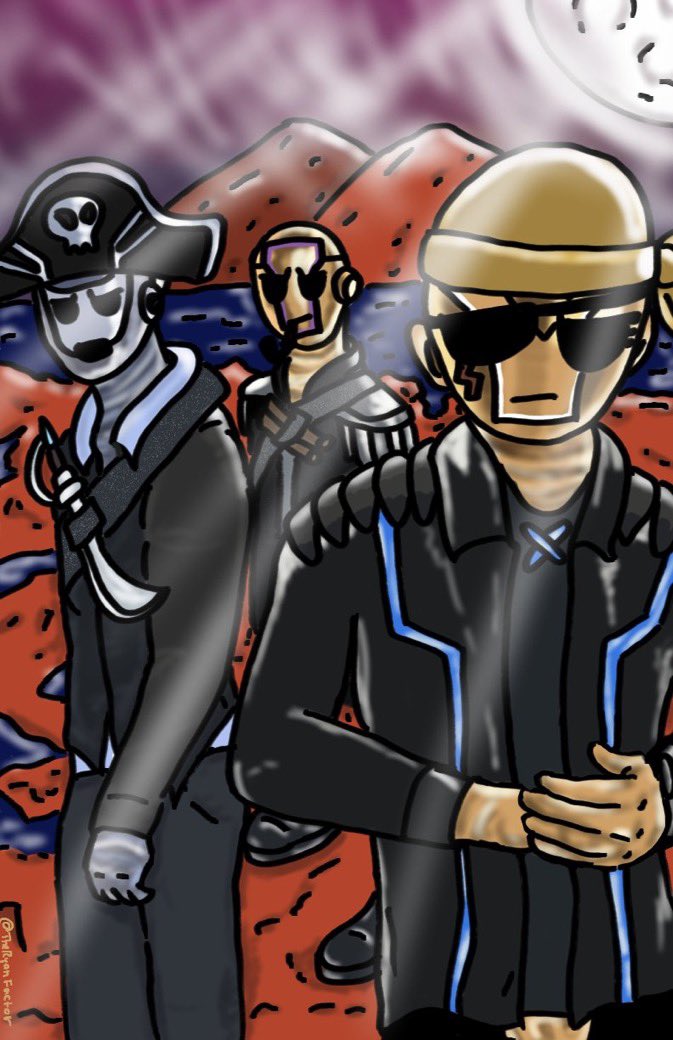 <a href="/TheRyanFactor/">TheRyanFactor</a> once again created a perfect masterpiece of the FEARLESS #DreamTeam! Myself, @allday_flexing and <a href="/PD0ttt/">PDot The Don</a> 🫡 we serious about our <a href="/PiratesMeta/">Pirates of the Metaverse 🔛 FLOW</a> fam and rep the <a href="/POTMBots/">🏴‍☠️POTMB🏴‍☠️</a> ship to the fullest extent! Come at us bru!! Get Rekt! 😂🦾👑🤝
🤎 yall mfs 💯 Web3 🫡