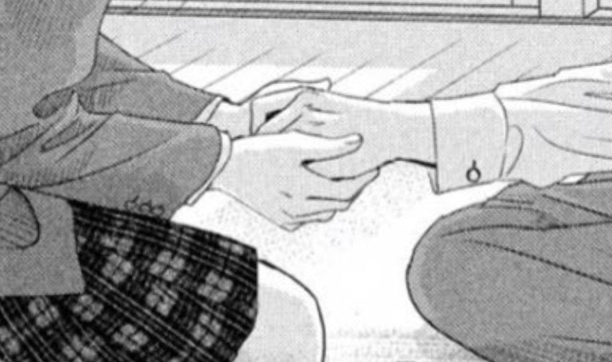 thehorsecharles's tweet photo. Taichi longed to hold Chihaya’s hand and never held hands directly (only on the wrists) &amp; it made me think that the day he finally reaches to hold her hand it will be all over for me. BUT I WAS WRONG SO WRONG. IT WOULD ALWAYS BE CHIHAYA WHO REACHES OUT TO HOLD HIS HAND IN THE END https://t.co/GzUZJfme4a
