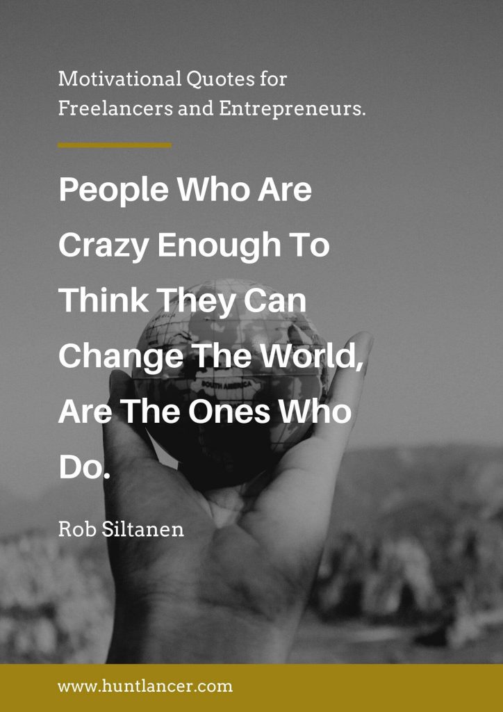 HumyraKhandakar's tweet photo. `People Who Are Crazy Enough To Think They Can Change The World, Are The Ones Who Do.

— Rob Siltanen, The Creator of “Think Different” Apple Campaign
#opportunity #success #Hardwork #freelancer #socialmediamanager #usa #DigitalMarketing https://t.co/cGWFPzIJfQ