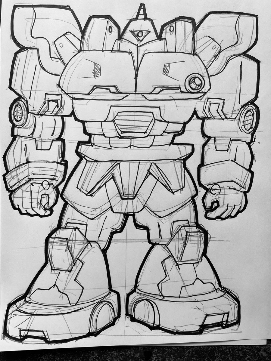 mrbriandesign's tweet image. boom-bye yay——&amp;gt; 

#drawing #mech #robotRock #アニメ