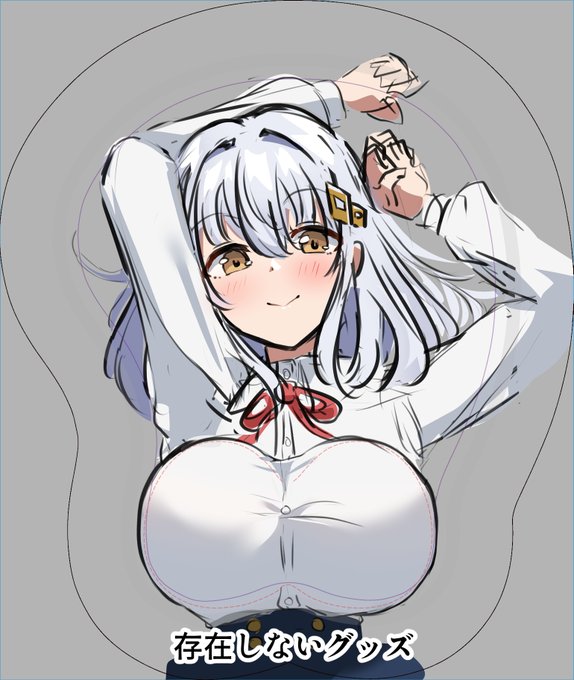 JK葉月ちゃんの立体マウスパッド 