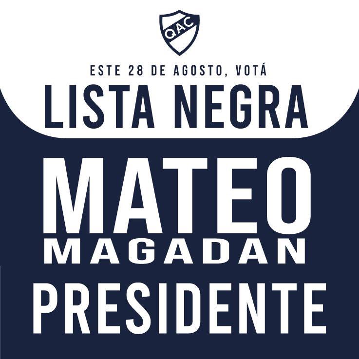agrupacionnegra's tweet photo. Este 28/8 votá LISTA NEGRA ⚫️ #VotáFuturo ⚪️🔵⚪️ https://t.co/m7XdH0UyKW