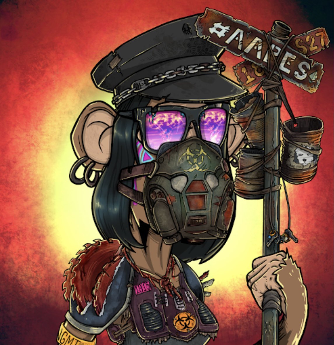 NYjared54's tweet photo. #Apocalyptic #apes  #metaverse #Apocalypse is upon us @AAPEQueens @apocalypticapes #eth floor is so low for these #queens #nft #nfts #NFTCommunity #nftcollectors things are about to blow up @BoredApeYC @ZinuToken @LazyLionsNFT @BullsApesProj @goblintown @TheHumanoidsNFT https://t.co/AfzBVP1VQf