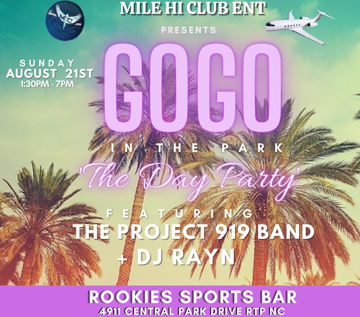 theproject919's tweet photo. Day Party Alert!! 
Sunday August 21st 
TIME: 1:30PM-7PM https://t.co/CHnDIQ3p4i