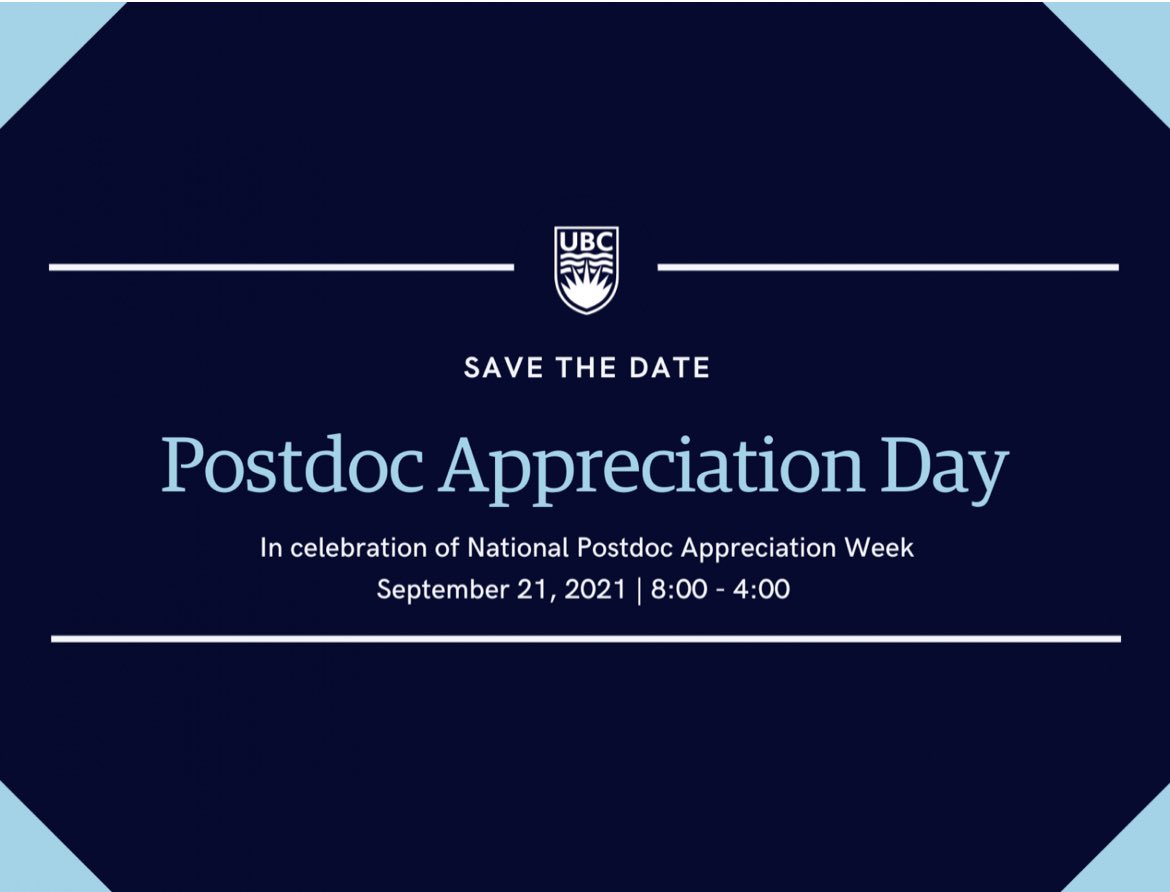 PostdocUbco's tweet photo. Inviting all postdocs at @ubcokanagan @UBCOGradstudies https://t.co/KwGUYpm50Y