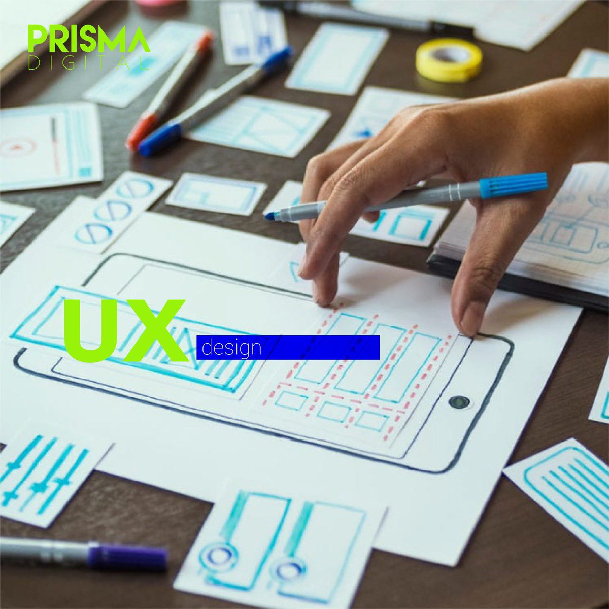 prismadig's tweet photo. #UXDesign es un trabajo en equipo, un buen #UX #Designer involucra a todo el equipo (#desarrolladores, #productmanagers, #projectmanagers, #analistas de negocios) en las distintas etapas de su trabajo. #somosprismadigital #prismadigital #TI #netwoks #Data #Tech #Reclutamiento #ux https://t.co/4vwyGjfqxA