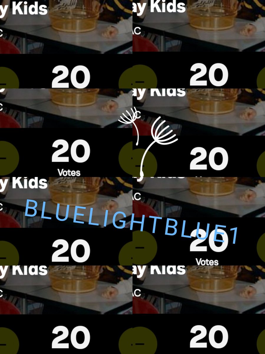 BlueLightBlue1's tweet photo. 500 Votes on MTV VMA Best K-Pop

The proof and poll winner is #StrayKids

Congratulations 🎈💗

Stream Time out 🐟🏖️🌊 https://t.co/eyJo31MbCQ