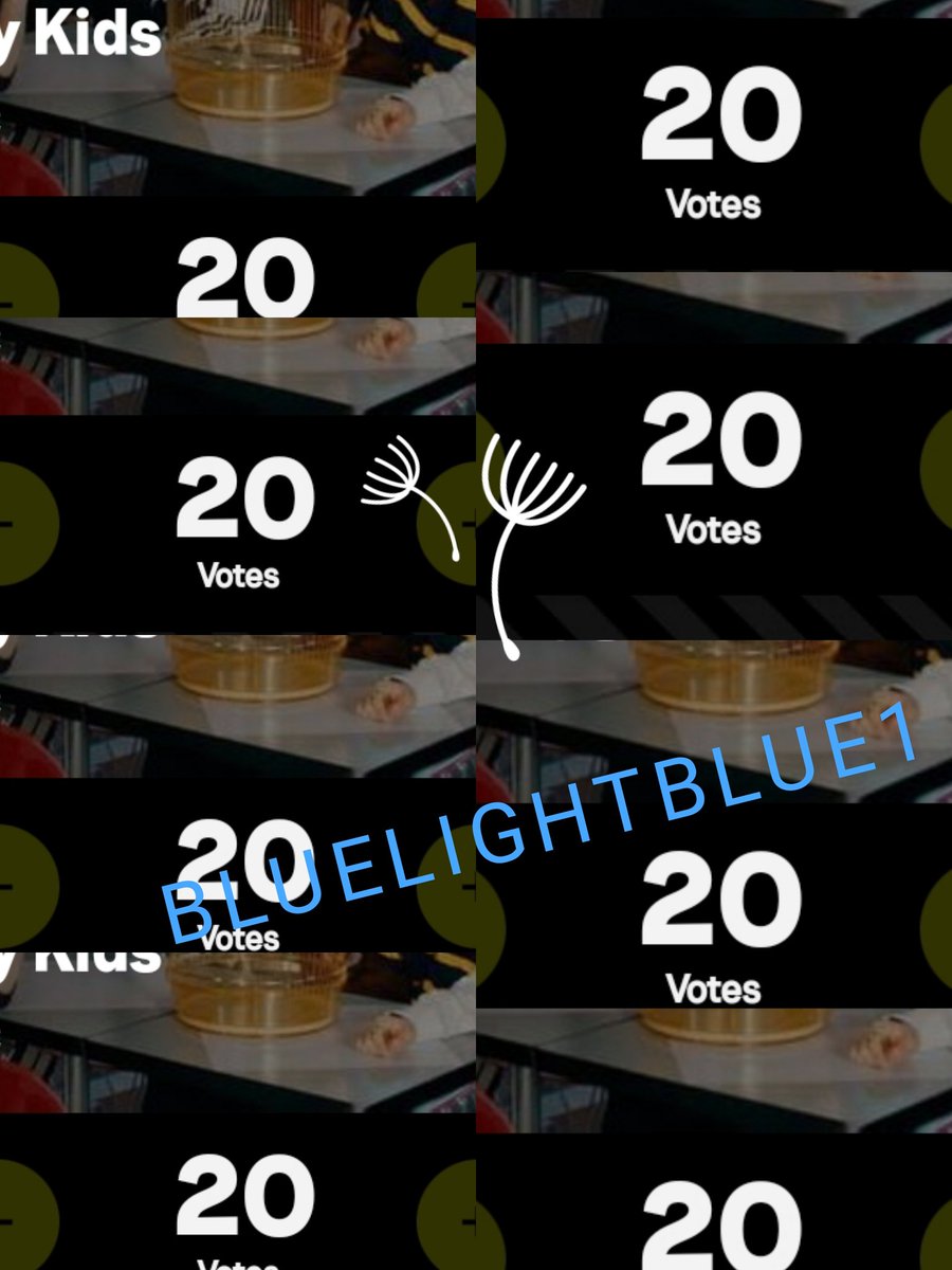 BlueLightBlue1's tweet photo. 500 Votes on MTV VMA Best K-Pop

The proof and poll winner is #StrayKids

Congratulations 🎈💗

Stream Time out 🐟🏖️🌊 https://t.co/eyJo31MbCQ