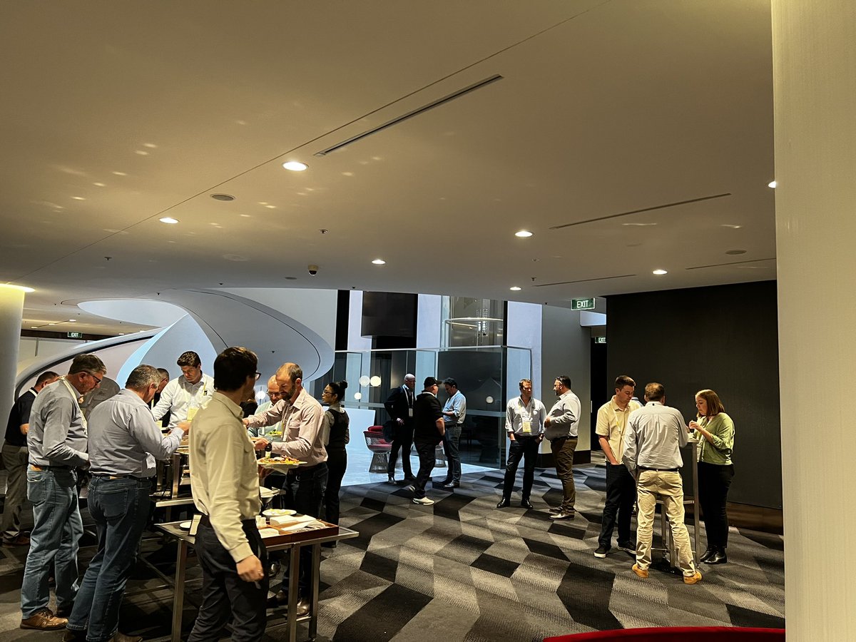AusSeedFed's tweet photo. Members had a good opportunity to catch up over lunch, before the afternoon session of the Training &amp; Leadership Day. Jana Hatzis, Department of Ag, is running through ‘seed imports’ and the departments role in the process. 🌱#ASFSeedBiz22 https://t.co/82J2SGgXNx
