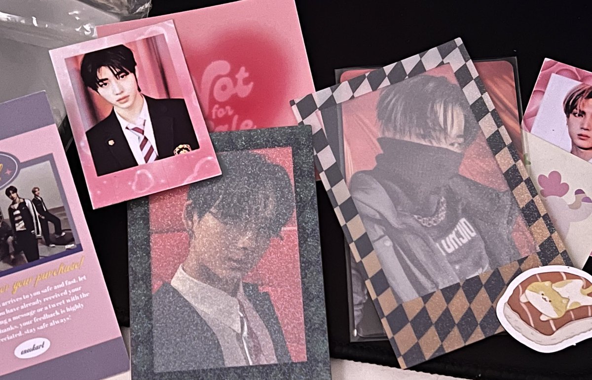 sunkimayo's tweet photo. [ #eneothanks ] 
 % hello seller! both my prios came home safely <33 thank you so much for the smooth and fast transaction and for packing it safely! https://t.co/VWHvHmMU9I