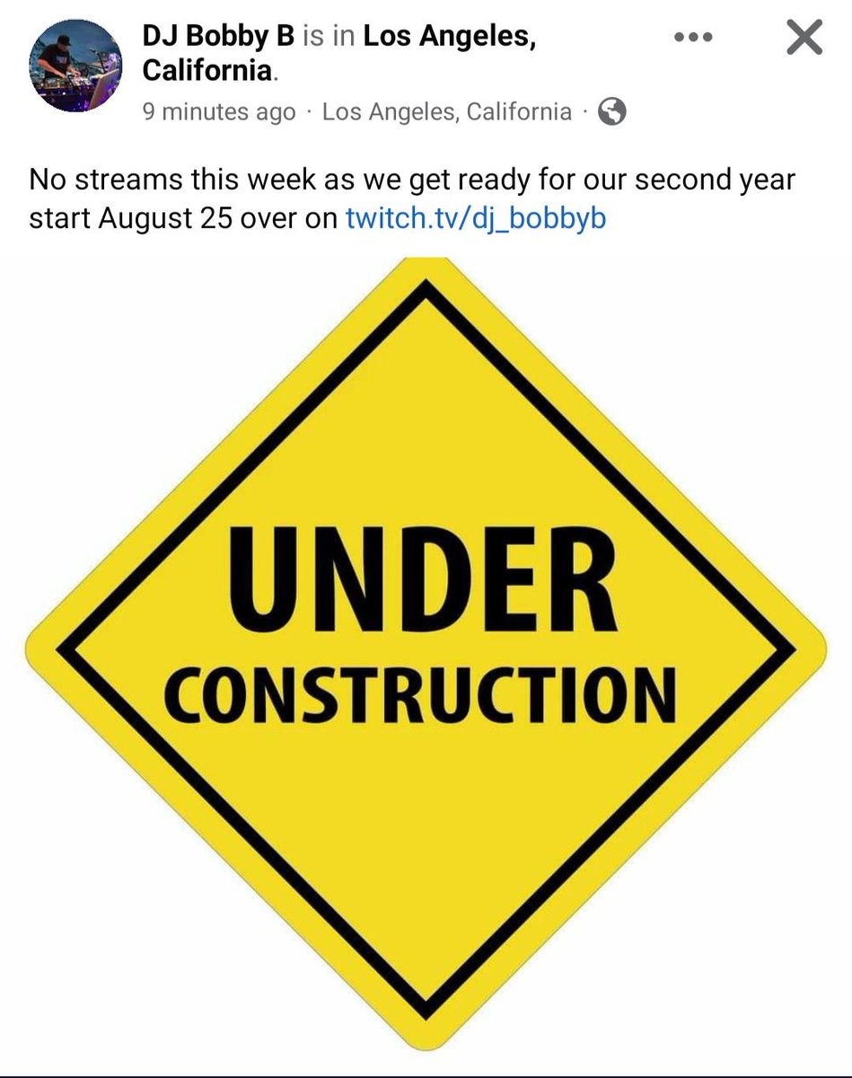 djbobbybkmk's tweet photo. Streams are post poned until next Thursday, August 25th. Beginning the second year of streaming. Commence Phase 2. Tune in Thursday. 👑

https://t.co/L410Zc4fpI https://t.co/ChQrO2rMFA