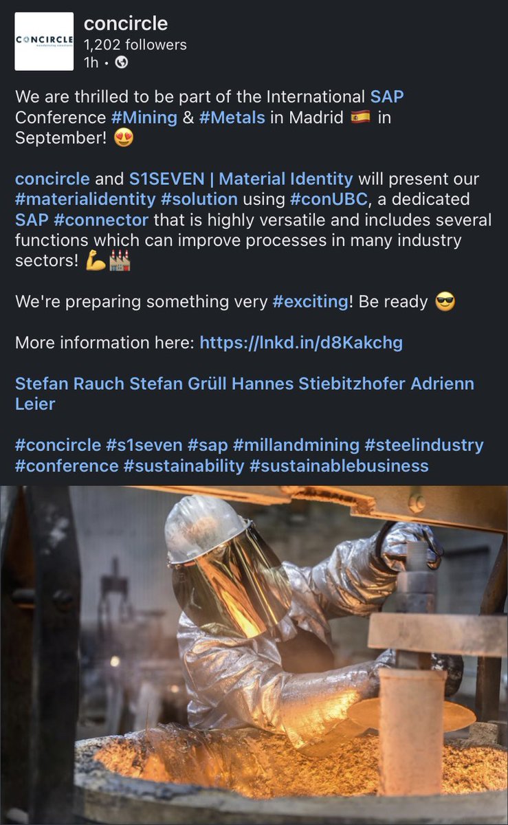 andromeda_IX's tweet photo. 3/
next month, @concircle and @materialidy will present their #materialidentity solution using #conUBC at an official @SAP conference. $UBT https://t.co/mrU84Xl0qR