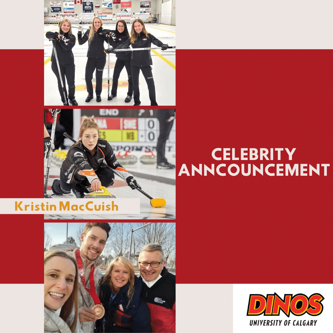 🚨 CELEBRITY ANNOUNCEMENT 🚨

<a href="/KristinMacCuish/">Kristin MacCuish</a>, <a href="/jpete93/">Jocelyn Peterman</a>, @LKLaw, <a href="/TeamKLawes/">Team Lawes</a>, <a href="/bpgallant/">Brett Gallant</a>, <a href="/chelscarey/">Chelsea Carey</a>  &amp; <a href="/LP_105/">Laine Peters</a> will be exchanging their brooms for clubs on August 26th! Join them to help raise funds for the launch of the UofC Dinos Curling Program.

 bit.ly/uofccurling