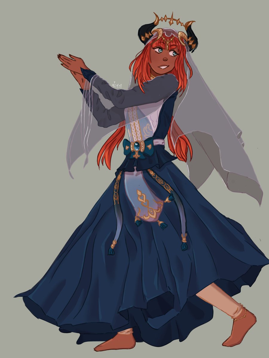 XIC4_4's tweet photo. finally finished her :D a quick Nilou with more accurate persian dance clothing <3
crd/thanks to @witsofgravity for the redesigned model and @Bitanees for some v useful reference pictures !!

#Genshinlmpact https://t.co/y7zzbztlQJ