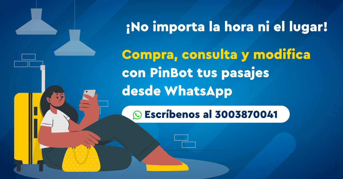 on Twitter "🤖 Comprar tus pasajes de bus ahora es más fácil con PinBot en tu