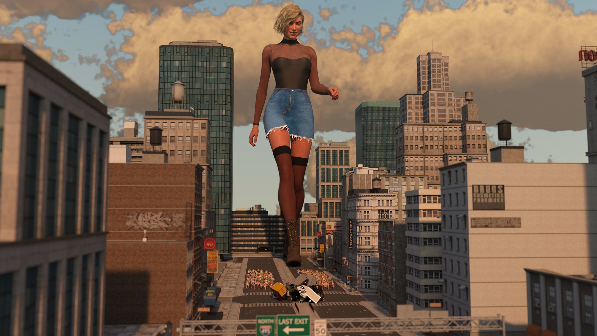 Vintovka on Twitter ""Giantess!" (2020) When college student Kim