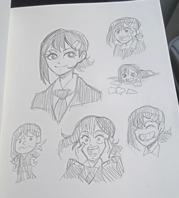 Kobeni doodles I did in class 