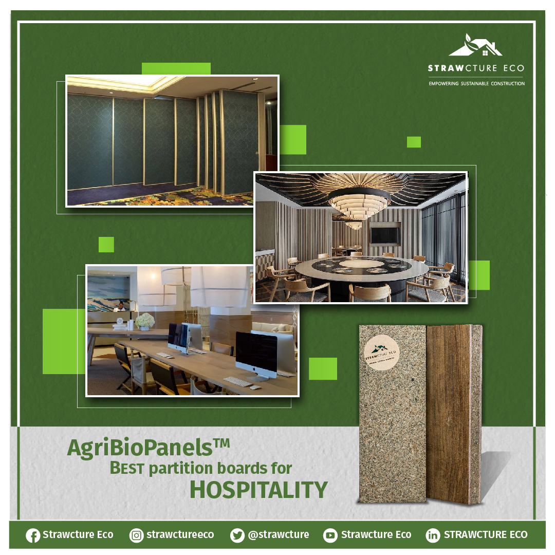 strawcture's tweet photo. Meet #Strawcture
#Agribiopanels™ are the best boards for #drywalls and #partitions. #Termiteresistant, high #loadbearing, lowest #VOC creating a healthier indoor space.
#sustainability #hospitality #hotels #architect #interiordesign #interiors #agribiopanel #acousticpanels https://t.co/BCQL5d1L5B