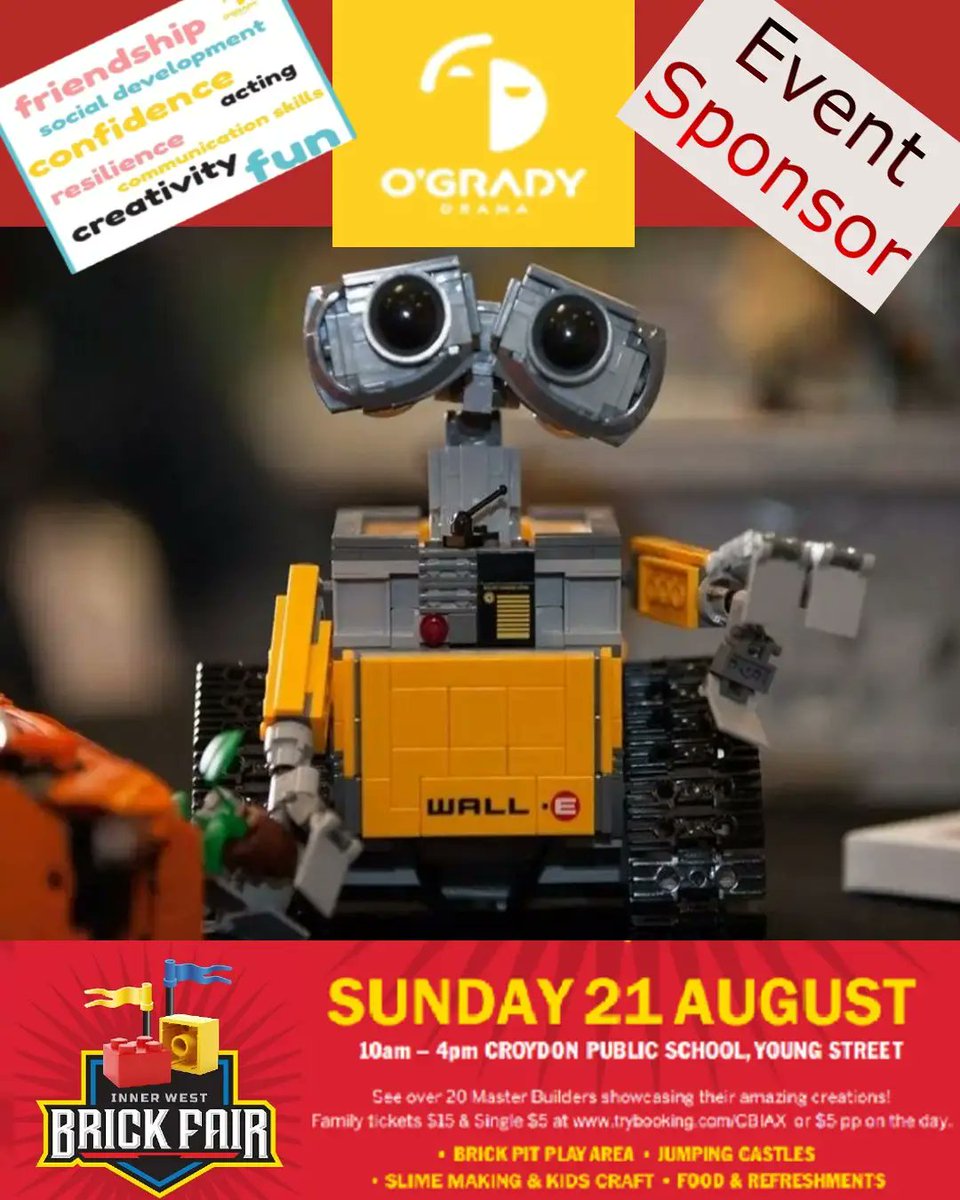 IWBF2019's tweet photo. A huge thank you to Mel at @ogradydramasydneyeast for her continued support of students at Croydon Public School.
More than just a drama class O'Grady Drama students gain confidence and have fun whilst developing important social and communication skills

#innerwestbrickfair https://t.co/iUuYxeT2k0