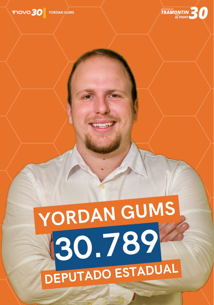 yordangums's tweet photo. Começou o oficialmente o período de campanha! E aqui lhes apresento meu número para esse pleito!
3️⃣0️⃣7️⃣8️⃣9️⃣
E desde já peço seu voto para que consigamos chegar lá para #TransformarSC
#TransformarSC #LiberdadeAvança #SCLivre #yordangums #DeputadoEstadual #NovoSantaCatarina https://t.co/s5QY55VrED