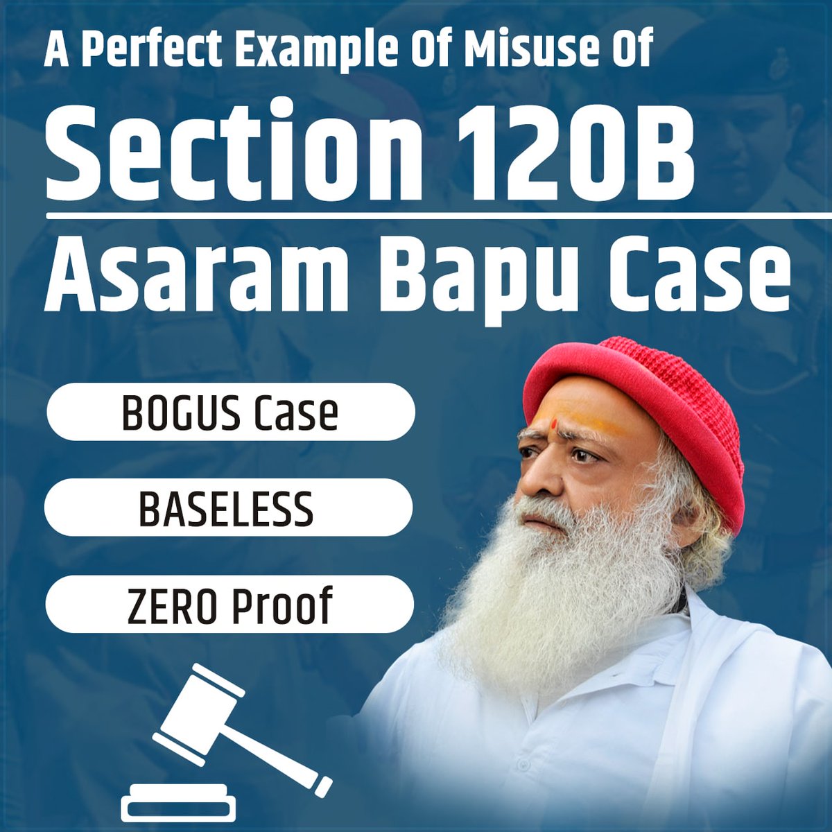 JIGNASH03249322's tweet photo. @nvkarena84 Bapuji gets clean chit in medical report in Asaram Bapu case.  Yet ignoring the evidence of innocence, the judiciary gave a wrong decision, this is Conspiracy Against Bapuji which has been created by misusing Section 120B.  #साजिश_के_शिकार_संत https://t.co/UWINE4PTVl