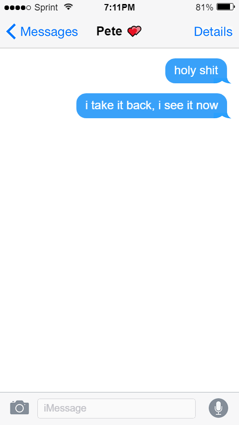 Lucius: holy shit  i take it back, i see it now