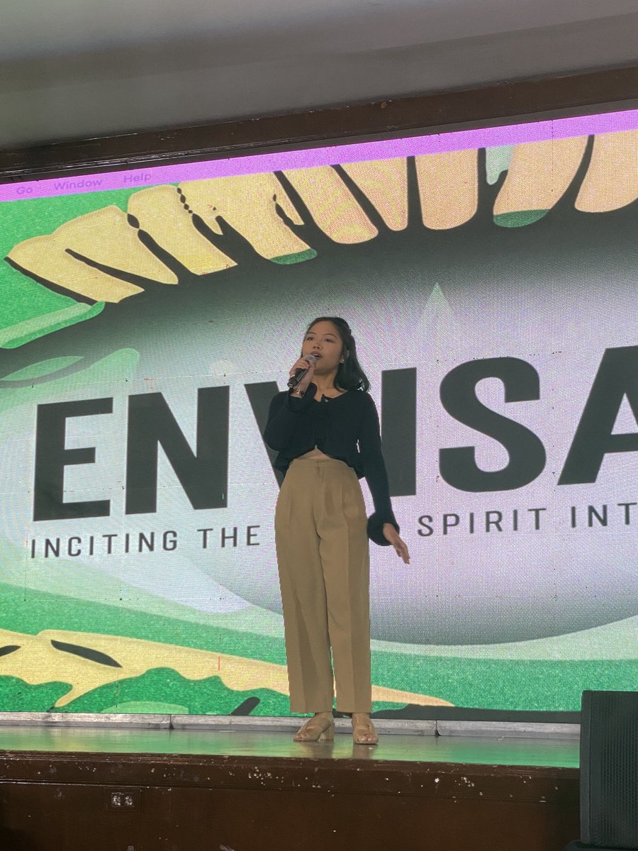 #BeEngaged 📣

🚨NOW HAPPENING: Cather Baldovi from the College of Nursing performs Sarah Geronimo’s “Duyan.”

#LSGA2022
#EnvisageISC
#IncitingIntoTheFuture