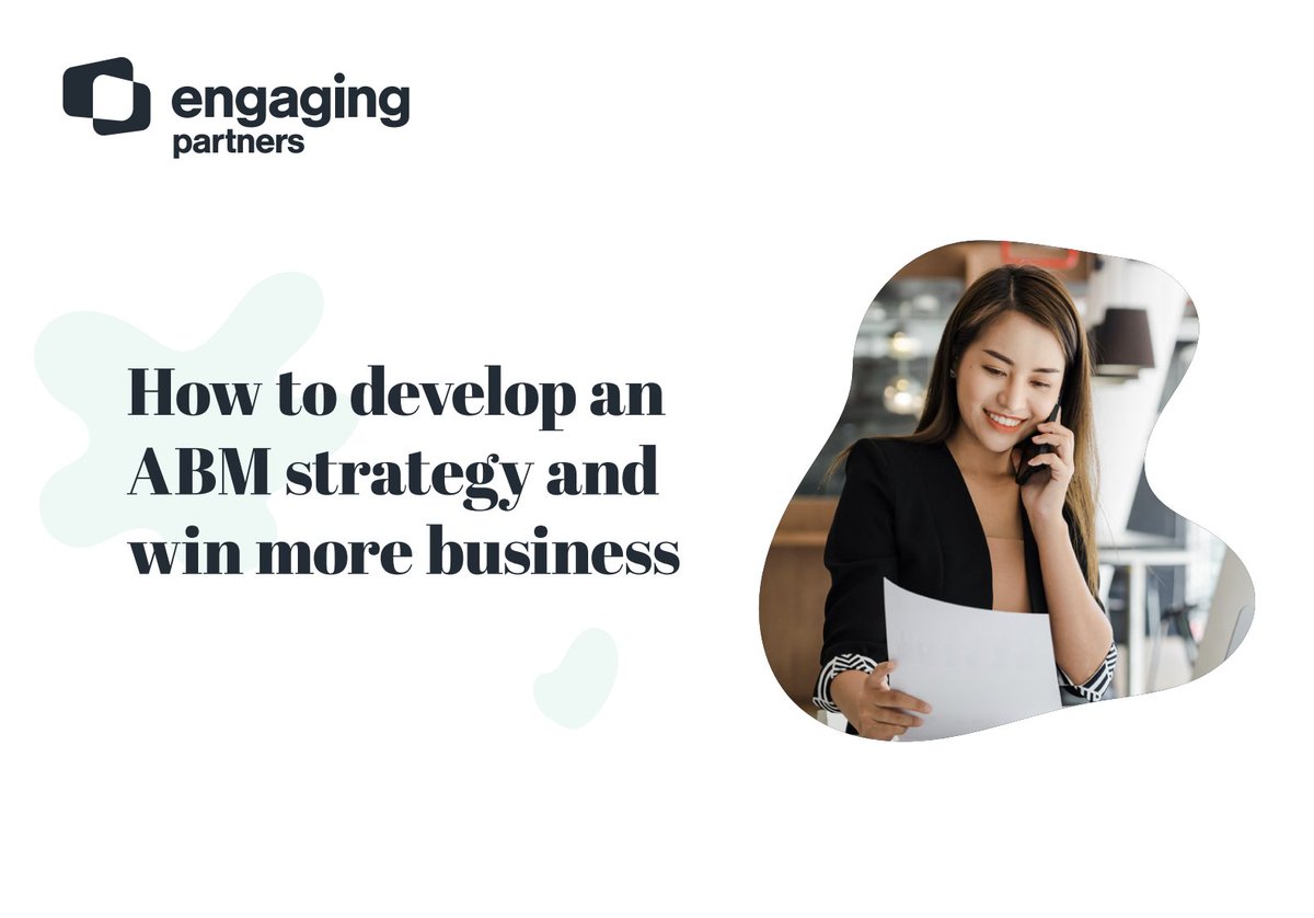 ConversationGuy's tweet photo. ABM is one of the most powerful tools in any marketer tool belt. If you're wondering how to develop an ABM strategy that wins more business, check out our free eBook at the link below:

 https://t.co/cVChcBmGas https://t.co/DgOiBxav5l