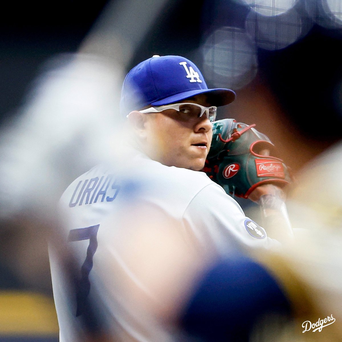 Dodgers's tweet photo. First to 80 wins? All eyes on the Dodgers. https://t.co/bzAasoJBEM