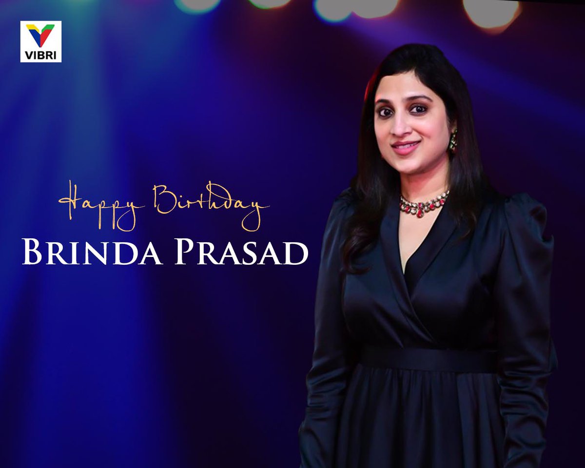 Wishing SIIMA Chairperson & Creative Producer @BrindaPrasad1 a Very Happy Birthday..🎂🎉 #HappyBirthdayBrindaPrasad #BrindaPrasad #HBDBrindaPrasad #VIBRI