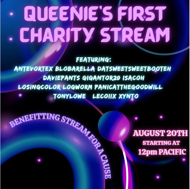 TraumaQueenie32's tweet photo. It’s happening!! Can’t wait to see y’all this Saturday for this charity extravaganza! Thank you so much to everyone who has agreed to play games with me- it’s going to be a fun time! I ran out of room for tagging so here’s everyone else! @PanicTTV @tonylowetweets @lecoiix https://t.co/isk4XGzhTB