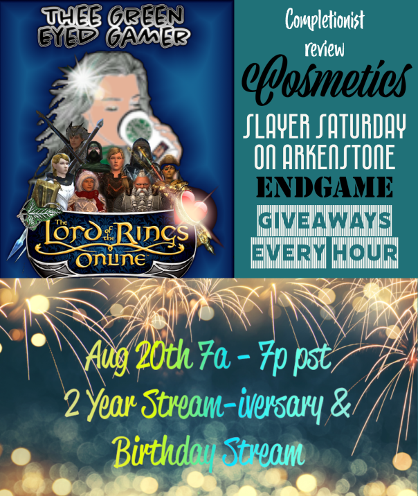 Jessica13691067's tweet photo. 🎉Slayer Saturday + 12 HR Stream
✅ Ered Luin Meta Deed
🐻 Bring ANY char, level, race, or class 
🗓️ August 20th
🕒 3PM EST
🌎 Arkenstone
🗺️ Meet @ Celondim Docks, Ered Luin
💻 Live @ https://t.co/2zYg00iKqw
#lotro #lotrofamily #slayersaturdays #mmorpg #twitch  #F2P https://t.co/mOGcqzcr03
