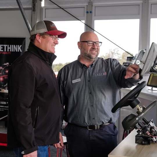 CaseIHAus's tweet photo. If you plan your operations with data then you won’t want to miss taking a look at our AFS Technology Center upstairs in our marquee at @AgQuip. Stop by and have a go! #CaseIHAgQuip #AgQuip #AFSConnect #itswhatwedo #precisionsag #caseihaus https://t.co/pEX6vs8GbD