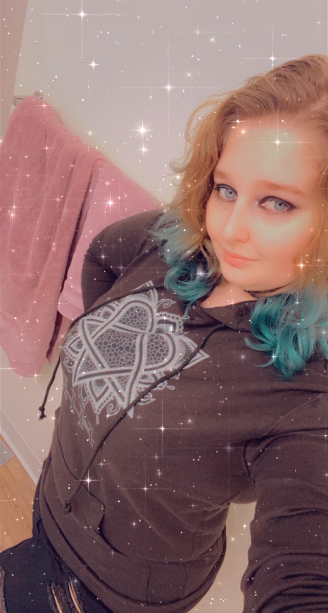 hummingfinch's tweet photo. It’s the tattoo I have, but on a hoodie! One of my favorites 🥰 #HIMband #EveryDayGoth #BlueHair #ThisIsGoth #HailYourself https://t.co/Tm4A9SLspo