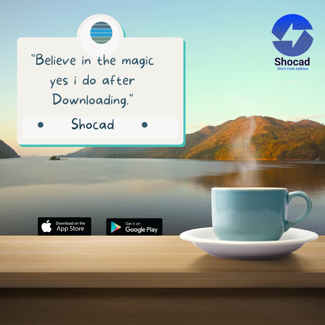 Shocad1's tweet photo. Believe in Magic ......Download Shocad. Indias Largest Digital Address app for your Personal and Commercial Address code.
#DigitalAddress #hyderabad #DigitalAddressCode #mydigitaladdress #uniquecode #Address #addressfinder https://t.co/ioLHUvYbZF