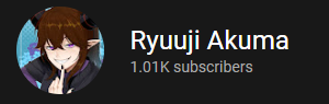 RyuujiAkuma's tweet photo. holy shi- WE JUST HIT 1K ON YOUTUBE!! thank you guys for the support, i think i'm about to cryyy. thank you for enjoying my skits you guys are amazing #VRChat #VRC #Vtuber #Vtubers #ENVtuber #VtubersUprising https://t.co/bzBtRNgrlj