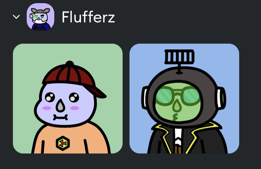 nftmasterbc's tweet photo. Thank you so much. 
@flufferznft 
@LostGhostieee 
@TrapMad2 

I got my 2 fluffy… 🎉🎉🎉🎉🎊🎊

Look at this flufferz 😍😍 
How cute they are 🫶🥺☺️

Do like, RT and tag your 3 friends. https://t.co/le8wjBcoR6
