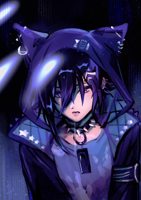 rendered over one of my old fanarts from last year and omg the difference help- i think both of them have their own charm!! but i def see improvement which i'm happy with even if its a lil :D#イヅル描いたぞ< 2022  (left)                                        (right)  2021> 