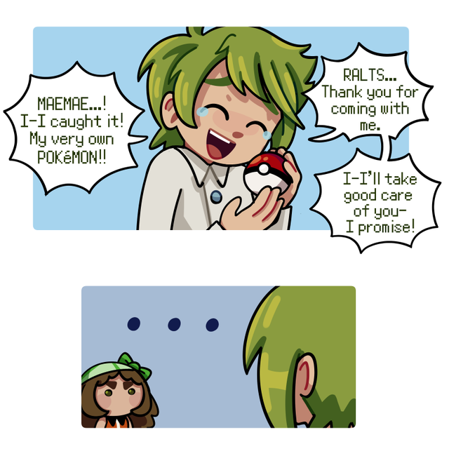 KiraYuu2's tweet photo. Wally: "Hello Nemona from Scarlet and Violet."
Nemona: "Hey Wally from Ruby and Sapphire."
#TryMyBest #pokemonwally #PokemonScarletViolet #pokemonrubysapphire #Nemona #cantcatch #firstroute https://t.co/7je9mtWMfY