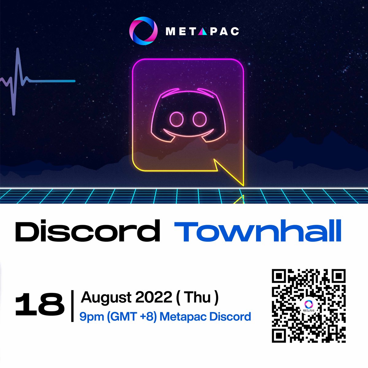 metapacgroup's tweet photo. We are going to have our very first ๐๐ข๐ฌ๐๐จ๐ซ๐ ๐๐จ๐ฐ๐ง๐ก๐๐ฅ๐ฅ session which will be held in 3 days!
Scan the QR code to Join Now! ๐ฅ
#metapacgroup #metapac #venture #connect #guild #edu #guestspeaker #sharing #connectsharelearn #community #discord #discordtownhall https://t.co/7TflpU4bO1